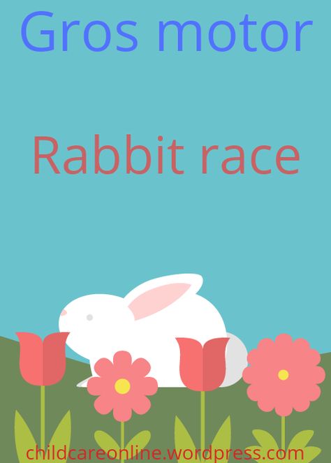 Rabbit race#grosmotor#math#writingletters#kindergarten#preschool#tailwind Physical Activities For Preschoolers, Rabbit And Tortoise, Toe Exercises, Pe Games, Toddler Classroom, Kids Groups, Games For Toddlers, Physical Development, New Games