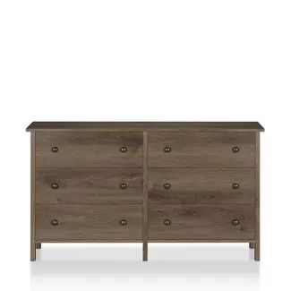 Horizontal Dressers : Dressers & Chests : Target Dresser Walnut, Walnut Dresser, Dresser Top, Wood Dresser, Double Dresser, 6 Drawer Dresser, Metal Drawers, Furniture Of America, Dressers And Chests