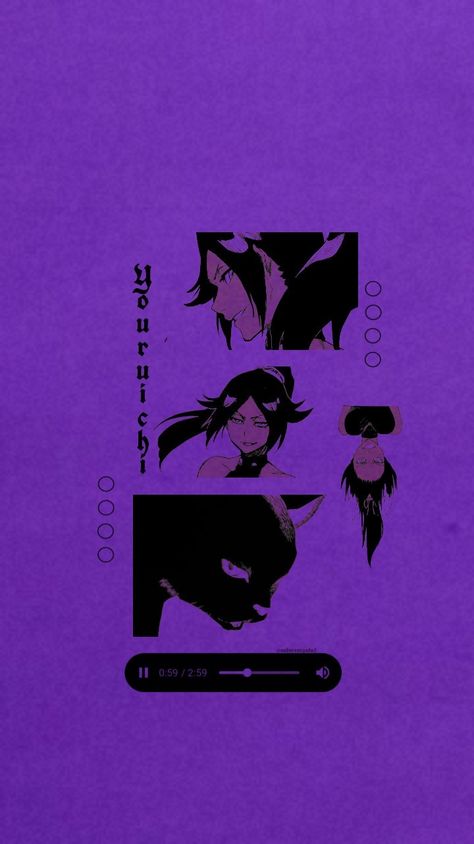 Bleach Purple Wallpaper, Bleach Yoruichi Wallpapers, Waifu Wallpapers For Iphone, Yoruichi Shihouin Wallpaper, Yoruichi Cat, Yoruichi Wallpaper, Goth Art Dark, Female Fanart, Bleach Wallpaper