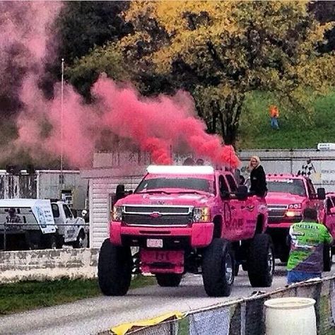 Pink coal. I don't like Chevy I'm a ford lover but that is pretty cool. Pink Trucks, Jacked Up Chevy, Country Trucks, Custom Lifted Trucks, Trucks Chevy, Chevy Diesel Trucks, Trucks Lifted Diesel, Pink Truck, Lifted Chevy Trucks