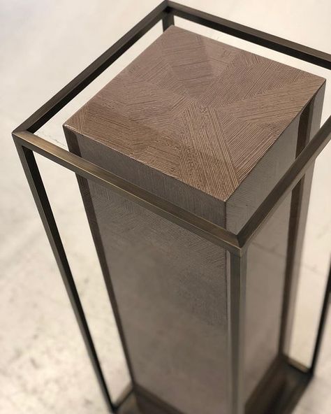 Checking on some of the bespoke furniture for our upcoming Knightsbridge project and couldn’t be happier with these artwork plinths we’ve… Art Pedestal, Chinese Tea House, Furniture Pedestal, Laura Hammett, Trophy Display, Furniture Sketch, Furniture Design Sketches, Display Pedestal, Sculpture Stand