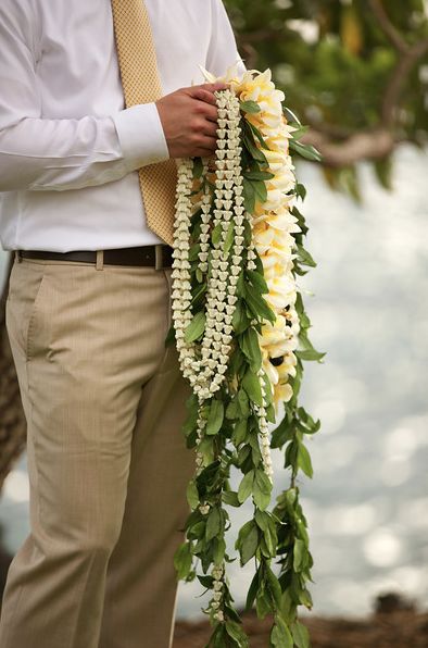 Triple Crown Flower Lei, Yellow Plumeria Lei & Maile Lei Pheras Decor, Crown Flower Lei, Wedding Leis, Hawaii Culture, Plumeria Lei, Maile Lei, Lei Poo, Wedding Lei, Yellow Plumeria