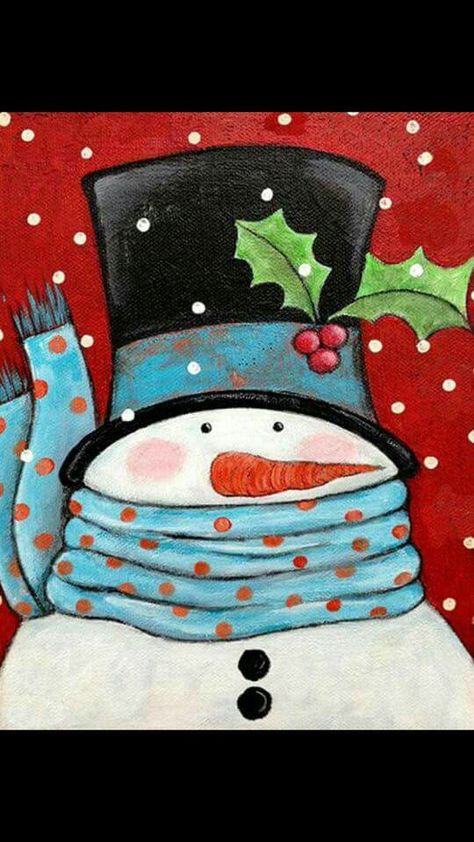 . Small Christmas Paintings, Decoracion Navidad Diy, Winter Watercolors, Snowmen Paintings, Baseball Snowman, Snow Friends, Christmas Boards, Santa Paintings, Xmas Pictures