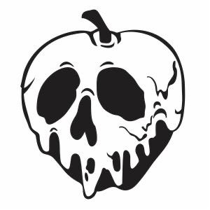 Poison Apple Svg, Disney Poison Apple, Disney Poison, Snow White Poison Apple, Apple Tattoo, Snow White Apple, Apple Svg, Halloween Apples, Apple Vector