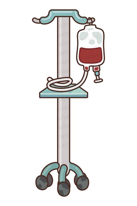 This illustration portrays an IV stand, primarily utilized for administering IV fluids. Highlighted in refreshing mint colors, the stand features grey iron rods that provide a striking contrast. Equipped with wheels, it's mobile and easy to move around. The tubes from attached IV bags neatly rest on a shelf, contributing to efficient medical treatments. Unisex, Tee, Print, WallArt, Poster, Card, Baby One Piece, T-Shirt, Hoodi, Top, Sweatshirt, Skirt, Dress, Home Deco, Cup, Tumblr, Pet, Sticker Iv Bag Drawing, Nurse Cartoon, Iv Bag, One Piece T Shirt, Iv Drip, Iv Fluids, Food Drawings, Drawing Bag, Cute Food Drawings