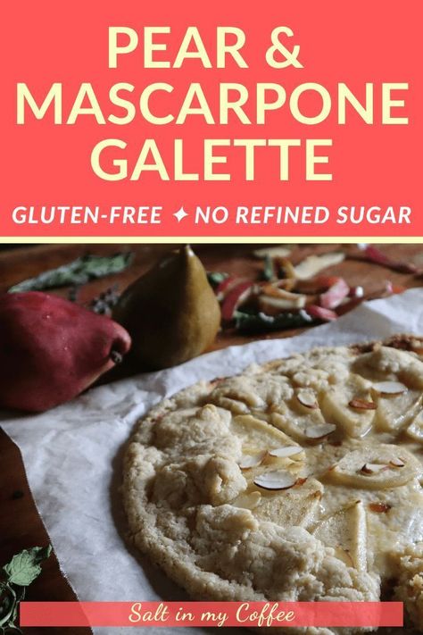 This Gluten-Free Pear Pear Mascarpone, Gluten Free Lasagna, Blueberry Cookies, Gluten Free Pie, Pear Recipes, Favorite Pie, Fruit Breakfast, Holiday Dessert, Christmas Brunch