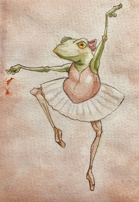 Ballet Frog, Ballet, Drawings