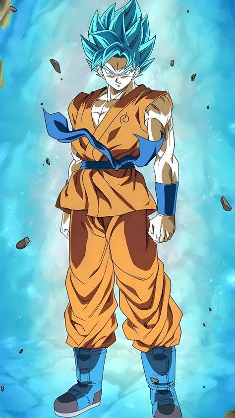 Goku Blue, Goku Super Saiyan Blue, Goten Y Trunks, Super Saiyan Blue, Dragon Ball Painting, Goku Super, Martial Arts Workout, Dragon Ball Wallpapers, Art Drawings Sketches Creative