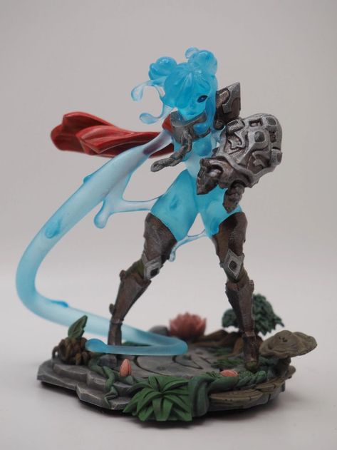 Plasmoid Dnd Character Art, Plasmoid Dnd Art, Slime Character Art, Elemental Character, Miniature Figures Fantasy, Slimes Girl, Dnd Art, Dungeons And Dragons Homebrew, Custom Action Figures