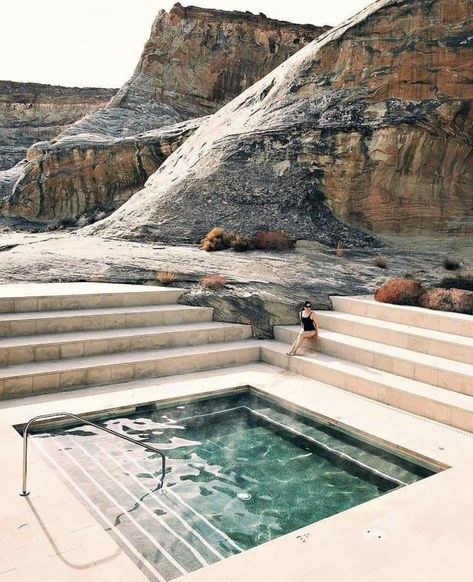 Amangiri Resort Utah, Amangiri Resort, Resort Design, Magic City, Beautiful Hotels, Rimini, Pool Designs, Travel Inspo, Mykonos