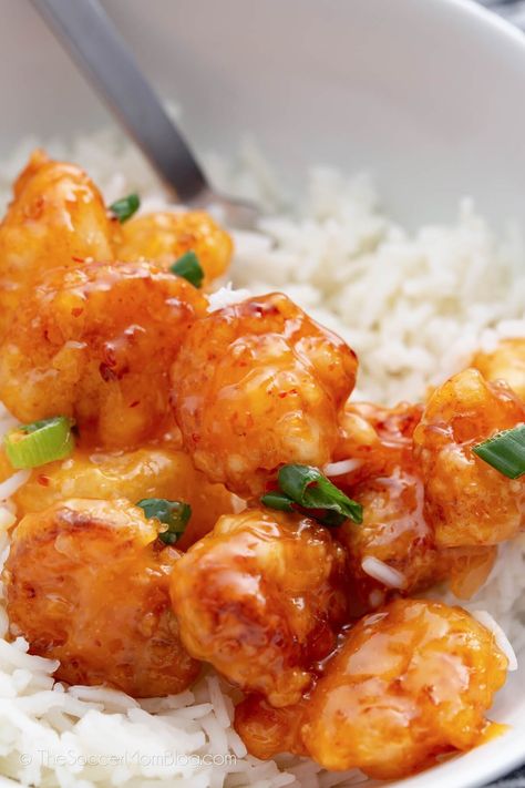 Bang Bang Shrimp is a wildly flavorful dish featuring crispy shrimp tossed in a sweet and spicy sauce. Make this restaurant favorite at home in 30 minutes or less! Bang Bang Shrimp Dip, Bambam Shrimp Recipe, Bam Bam Sauce, Bam Bam Shrimp, Bang Bang Shrimp Salad, Healthy Bang Bang Shrimp, Bang Bang Shrimp Sauce, Crab Appetizers, Bang Bang Shrimp Tacos