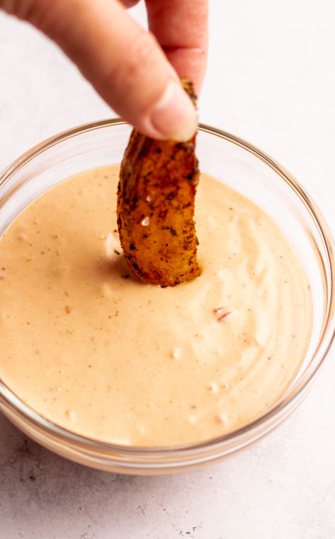 Boom Sauce, Boom Boom Sauce, 5 Minute Recipe, Seasoned Potato Wedges, Potato Cheese Balls, Baked Potato Dip, Potato Sauce, Roasted Potato Wedges, Potato Appetizers