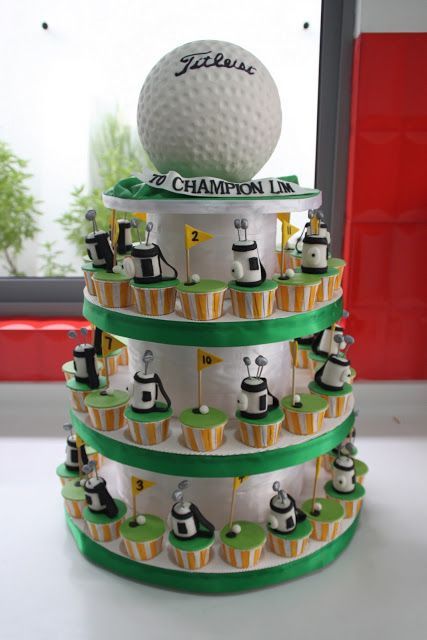 Golf Groomsmen Gifts, Golf Cake Toppers, Golf Ball Cake, Golf Themed Cakes, Groomsmen Gifts Golf, Golf Cupcakes, Golf Cookies, Golf Birthday Cakes, Golf Theme Party