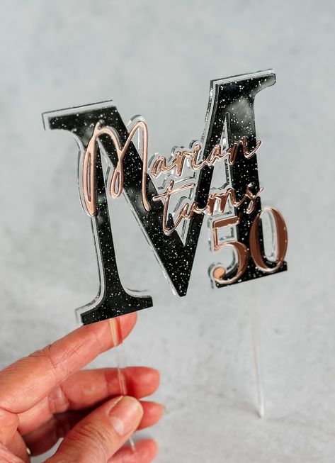 4 Cake Topper, 3d Letters Diy, Double Layer Cake, 3d Paper Flowers, Wedding Sign Decor, Wedding Shadow Box, Laser Paper, Laser Art, Diy Letters