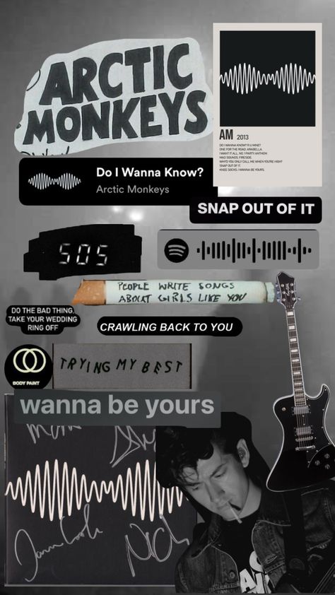 Arctic Monkeys Aesthetic Stickers, Arctic Monkeys Bookmark, Artic Monkeys Sticker, Guitar Stickers Ideas, Arctic Monkeys Phone Case, 505 Arctic Monkeys, Arctic Monkeys Wallpaper, Monkey Stickers, Monkey Wallpaper