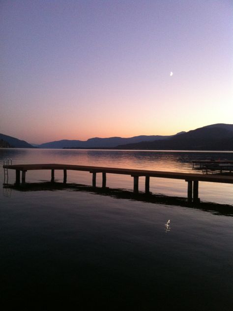 Okanagan Lake sunset Vernon Bc Canada, British Colombia, Okanagan Lake, Vernon Bc, Vancouver City, Beautiful Canada, Beautiful Places To Live, Okanagan Valley, House Photography