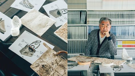 Japanese architect Kengo Kuma has attempted new designs for FENDI’s Peekaboo bag, Baguett Read more.. Camille Walala, Peekaboo Bag, Urban Playground, Kengo Kuma, Japanese Architect, Fendi Accessories, Fendi Peekaboo, Bamboo Weaving, Paper Tree