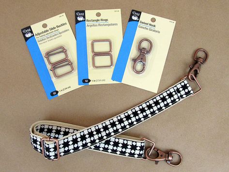 How to Make Adjustable Straps | Sew4Home Diy Purse Strap, Diy Bag Strap, Sling Bag Pattern, Diy Luggage, Adjustable Bag Strap, More Flexible, Canvas Totes, Bag Designs, Fabric Purses