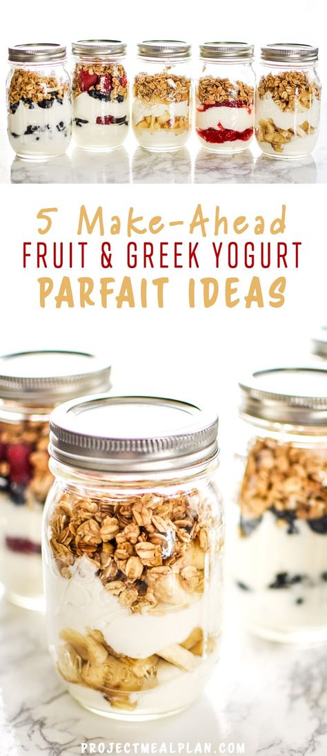 Yogurt Parfait Ideas, Parfait Ideas, Yogurt Parfait Recipe, Fruit And Yogurt Parfait, Fruit And Yogurt, Greek Yogurt Parfait, Yogurt Parfaits, Breakfast Fruit, Parfait Breakfast