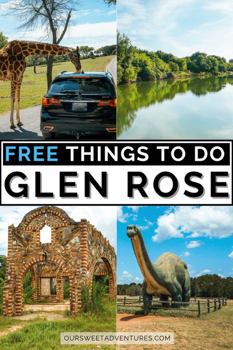 Glen Rose Texas Dinosaurs, Glenrose Texas, Travelling Usa, Glen Rose Texas, Dinosaur Valley State Park, Texas Vacation, International Travel Essentials, Texas Trip, Explore Texas