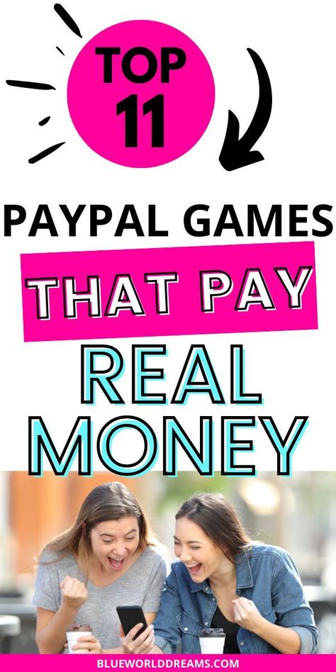 PayPal games that pay real money Money Bingo, Saving Money Frugal Living, Blue World, Money Frugal, Earn Money Online Fast, Life Hacks Websites, Money Games, Money Life Hacks, Real Money