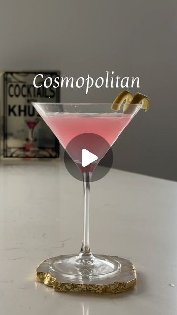 Khush | cocktails + coffees on Instagram: "On Wednesdays we drink pink 🩷

I am SO behind in filming😭 social life and work life has been so busy, so a cheeky repost of this classic today!

Cosmopolitan
45ml Vodka
15ml Triple Sec
15ml Lime Juice
30ml Cranberry Juice

Cheers!🥂

#cocktailswithkhush #cocktails #cocktail #cheers #drink #drinks #cocktailgram #cocktailsofinstagram #drinkstagram #drinksofinstagram #recipe #fyp #thirsty #sip #mixologist #mixology #homebartender #cocktailsathome #drinkspiration  #garnish #garnishgame #bestcocktails #cocktailtime #pinkdrink #cosmopolitan #cosmo" Cosmopolitan Recipe, Cocktail Videos, Pink Drink, Pink Drinks, Triple Sec, Cranberry Juice, Party Drinks, Mixology, Martini Glass