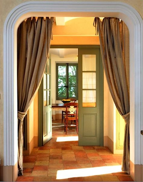 1000+ ideas about Doorway Curtain on Pinterest | Door Curtains, Curtains and Bead Curtains Winter Window Treatments, House Window Design, Cheap Curtains, Doorway Curtain, Simple Curtains, Rooms Ideas, Rustic Curtains, Diy Curtains, Colorful Curtains