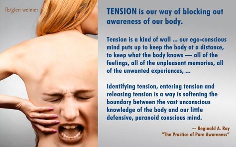 Release Tension Quotes, Tension Quotes, Body Tension, Conscious Mind, Release Tension, Ideas Quotes, Eco Conscious, Inspiring Quotes, Food For Thought