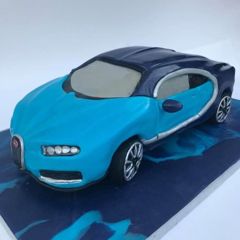 Bugatti Cake, Cars Cake Design, Super Car Bugatti, Melon Cake, Cake Style, Unique Birthday Cakes, Cake Templates, Princess Birthday Cake, Designer Cakes