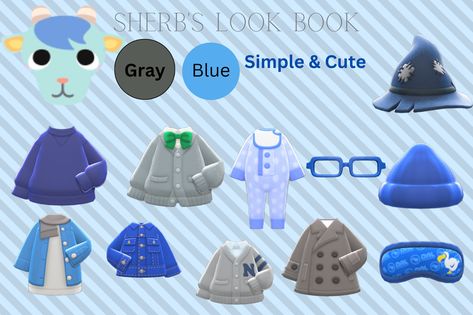 Acnh Sherb Gift Guide, Gift Guide Acnh, Sherb Acnh, Villagers Acnh, Acnh Villagers, Acnh Design, Animal Crossing Villagers, Book Gift, Look Book