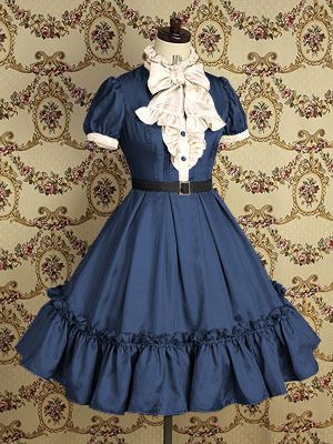 big booty — fatfashionandpenguins: Series VII.  Royal blue... Gaun Abad Pertengahan, Kostum Cosplay, Lolita Outfits, Old Fashion Dresses, Mary Magdalene, Retro Pin Up, Royal Blue Dresses, Japanese Street Fashion, Styl Retro