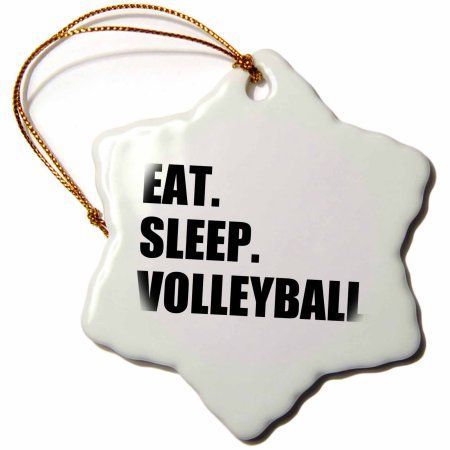 3dRose Eat Sleep Volleyball - black text - beach volley ball player sport fan, Snowflake Ornament, Porcelain, 3-inch Math Humor Funny, Work Humor Funny, Psychology Jobs, Phd Humor, Biology Humor, Funny Weather, Psychology Humor, Funny Jobs, Ironic Humor