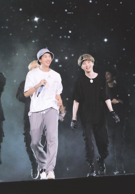 Rm And Suga Wallpaper, Suga And Namjoon, Namgi Wallpaper, Rm And Suga, Namjoon And Yoongi, Rapline Bts, Rm Wallpaper, Bts Army Logo, Bts World Tour