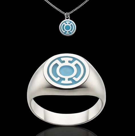 Blue Lantern Ring and Charm | Flickr - Photo Sharing! Blue Lantern Ring, Blue Lantern Corps, Lantern Rings, Lantern Corps, Necklace Combo, Blue Lantern, Team 2, Resin Ring, Armor Concept