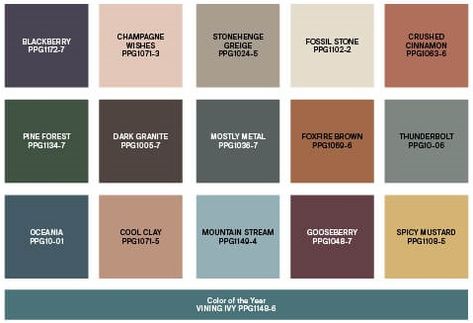 Glidden & PPG Color of the Year 2023: Vining Ivy 4 Boho Exterior House, Glidden Paint Colors, 2024 Color Trends, Ppg Paint Colors, Glidden Paint, Paint Charts, Paint Color Chart, Ppg Paint, Spring Color Palette