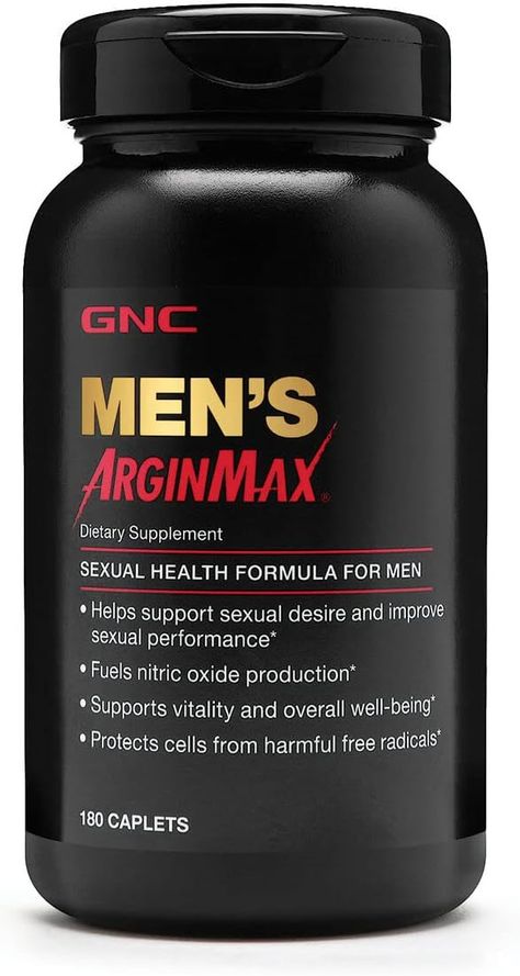 ArginMax features L-Arginine, an amino acid that enhances nitric oxide production. Nitric oxide helps maintain blood vessel tone, which plays a key role in sex. Also contains ginkgo biloba, which supports increased peripheral blood flow, and zinc, which is required for normal reproduction Strength Training Exercises, Health Herbs, Saw Palmetto, Stinging Nettle, Men's Vitamins, Fitness Board, L Arginine, Men Health, Nitric Oxide