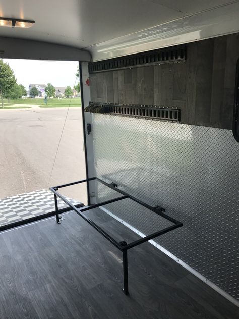 Converting a enclosed vs a travel trailer for hunting camp? | Rokslide Forum Enclosed Trailer Camper Conversion, Utility Trailer Camper, Hunting Trailer, Cargo Camper, Enclosed Trailer Camper, Snowmobile Trailers, Cargo Trailer Camper Conversion, Van Project, Enclosed Cargo Trailers