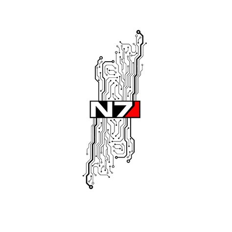 N7 Tattoo, Video Game Symbols, Gamer House, Surfboard Decoration, Mass Effect Tattoo, Create Tattoo, Writing A Persuasive Essay, Gamer Tattoos, Mass Effect Universe