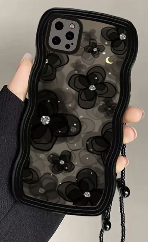 Transparent black flower Phone Case For Honor X10 9X 8X 80 80SE 70 70PRO 60 60SE V30 Black Iphone 11 Case Aesthetic, Aesthetic Phone Case For Black Iphone, Black Phone Cover Aesthetic, Honor X8, Black Aesthetic Phone Case, Aesthetic Black Phone Case, Transparent Phone Case Ideas, Black Phone Case Aesthetic, Honor Phone