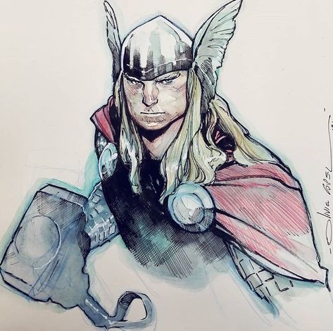 Oliver Copiel, Coipel Art, Oliver Coipel, Thor Comic Art, Olivier Coipel, Thor Art, Thor Comic, House Of M, Thor Odinson