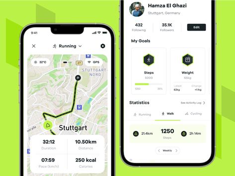 Sport App Design, Fitness Apps Design, Walking App, Gym App, Running App, Creative Market Design, Ui Ux 디자인, Ui Ux App, Directory Design