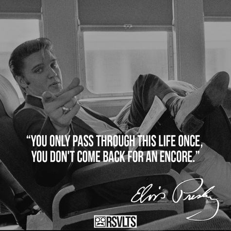 Elvis Tattoo, Elvis Presley Quotes, Elvis Quotes, Smart Man, King Elvis Presley, Jailhouse Rock, Elvis Presley Pictures, Elvis And Priscilla, Senior Quotes