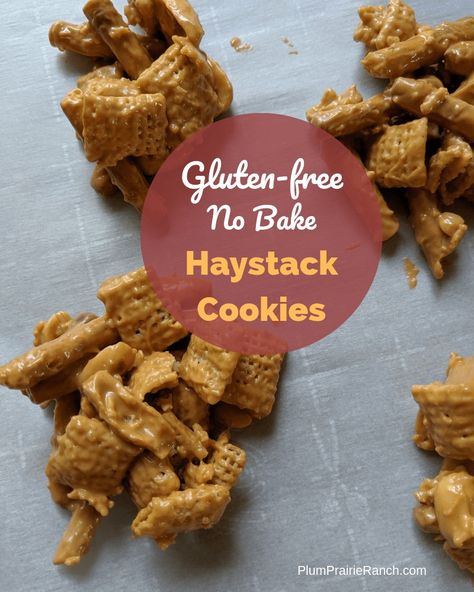 No Bake Haystack Cookies, Chocolate Haystacks, Haystacks Recipe, Haystack Cookies, Gluten Free Pretzels, Gluten Free Sugar Cookies, Energy Bites Recipes, Halloween Food Treats, Kid Friendly Snack