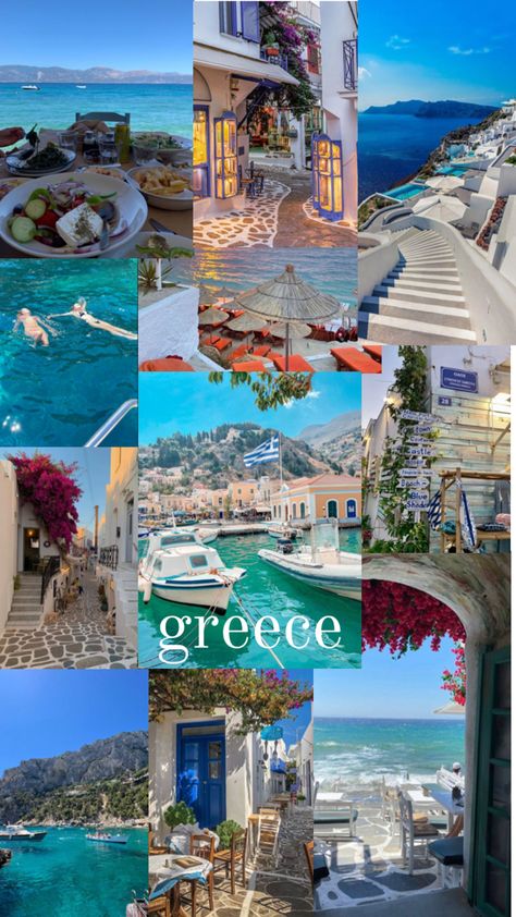 griechenland, asthetic, collage, greece Greece, Collage