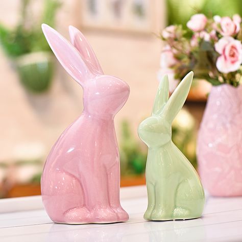 Pink & Green Easter Bunny Replace Paper Towels, Bunny Decorations, Rabbit Garden, Easter Pillows, Pastel Easter, Easter Parade, Easter Bunny Decorations, Pink Easter, Shower Themes