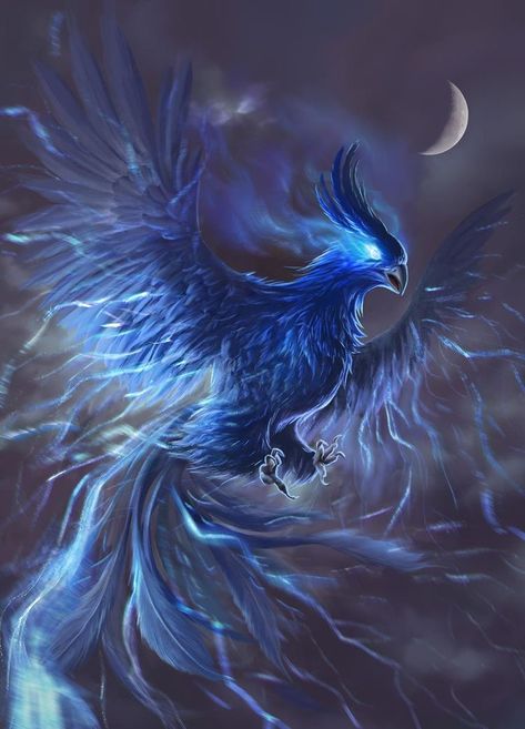 Tiamat Dragon, Phoenix Bird Art, Phoenix Artwork, Creature Fantasy, Mythical Creatures Fantasy, Mystical Animals, Spirit Animal Art, Phoenix Art, Mythical Animal