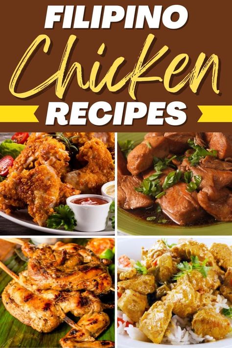 Filipino Main Dish Recipes, Filipino Chicken Recipes, Chicken Recipes Pinoy, Chicken Recipes Filipino, Phillipino Food, Something Different For Dinner, Braised Chicken Recipes, Chicken Recipe Easy, Filipino Breakfast