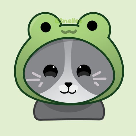 Frog Hat Drawing, Toad Tattoo, Frog Hats, Frog Cat, Free Emoji, Frog Costume, Frog Hat, Animal Inspiration, Pumpkin Ideas