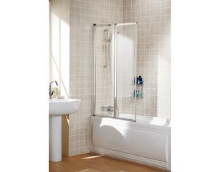 Lakes Double Panel Framed Bath Screen Silver/Clear Traditional Bath, Bath Screen, Traditional Baths, Shower Enclosures, Bath Screens, Shower Time, Shower Taps, Family Bathroom, Shower Enclosure