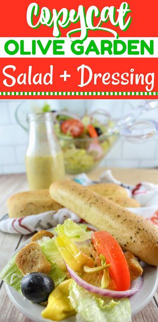 Best Restaurant Salads, Copycat Olive Garden Salad, Olive Garden Salad Recipe, Olive Garden Dressing, Olive Garden Italian Dressing, Restaurant Salad, Salad Italian, Olive Garden Salad Dressing, Restaurant Recipes Famous